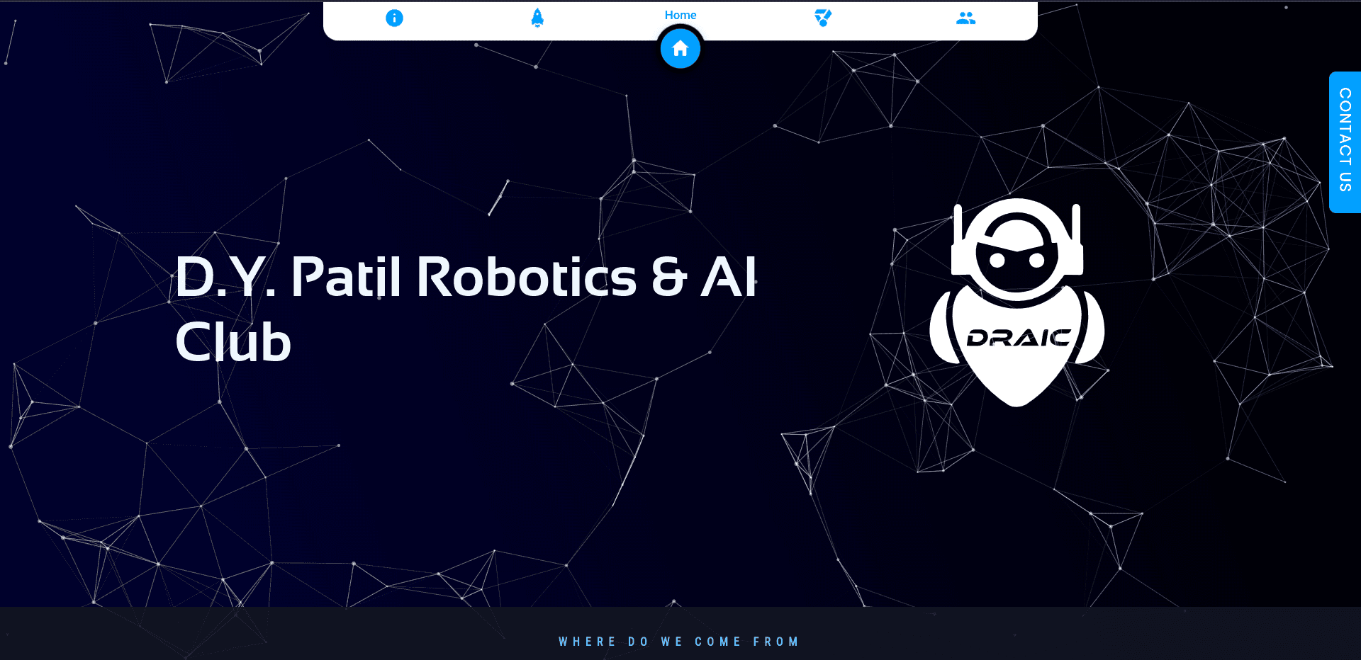Robotics Club Website project image